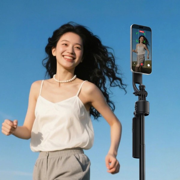 Фото - Штатив Ulanzi TT23 Auto-Tracking Selfie Stick Tripod Black (T168A)